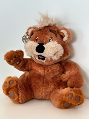 Vintage Zellers Zeddy Bear Plush 1989 Cuddle Wit Canada Collectible Toy Rare